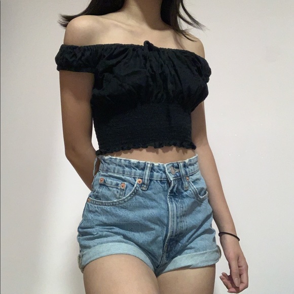 brandy melville peasant top (john galt) - Picture 2 of 4
